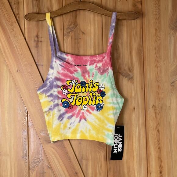 Janis Joplin Cropped Tie Dyed Tank size M/L - Picture 4 of 6